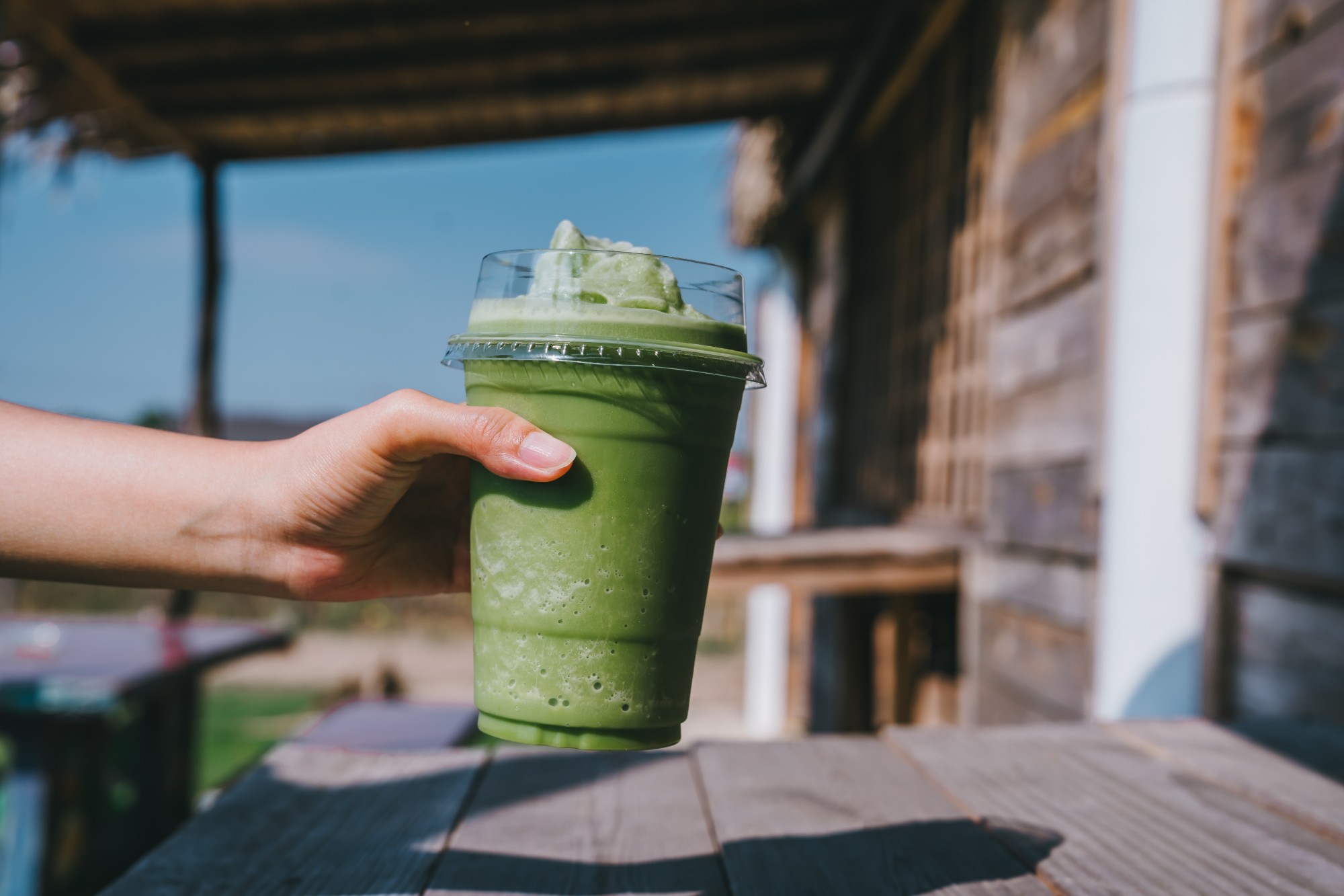 Fresh-blended smoothie